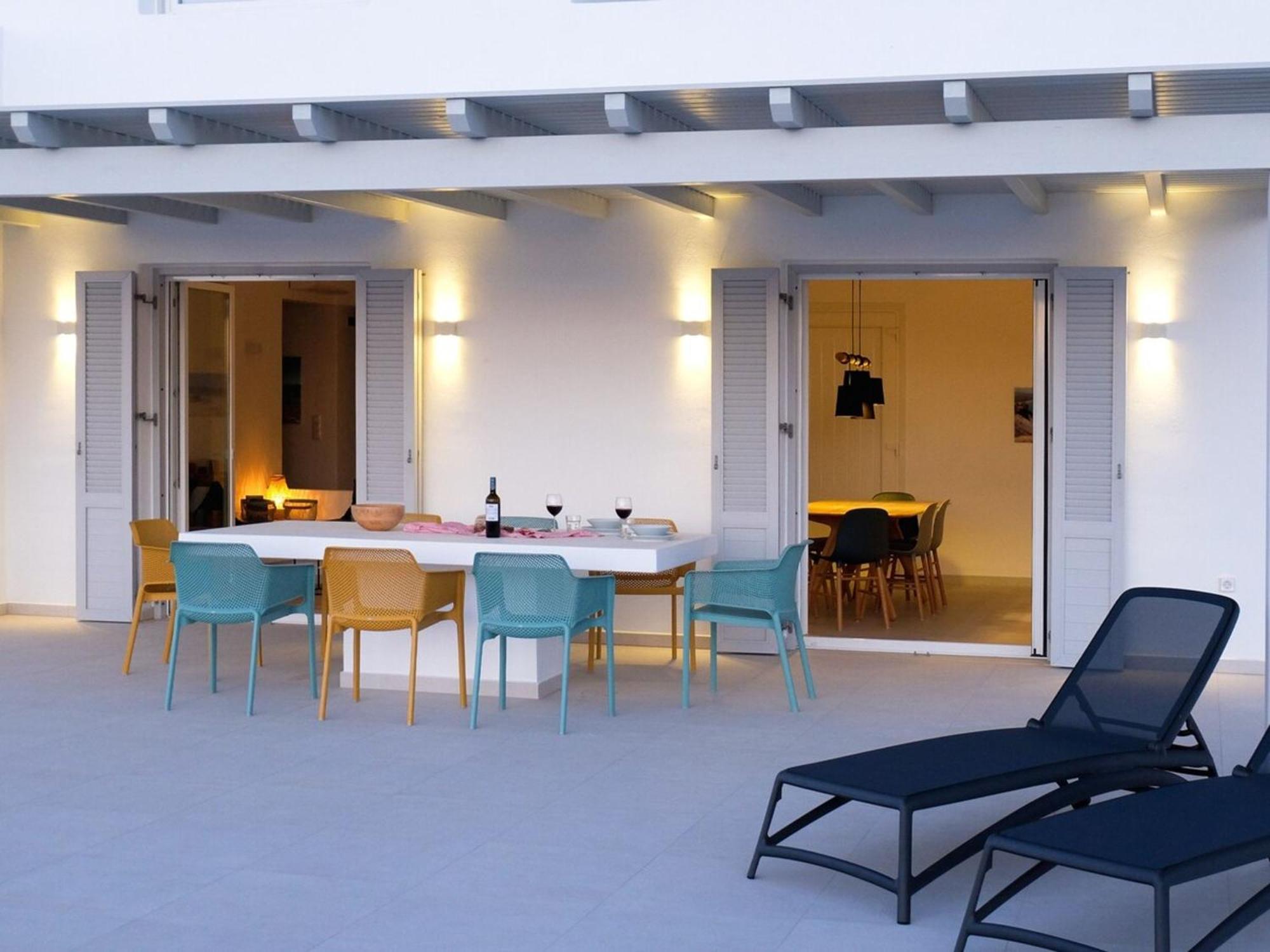 Villa Aura - Beachfront Villa With Private Pool Kastraki  ภายนอก รูปภาพ